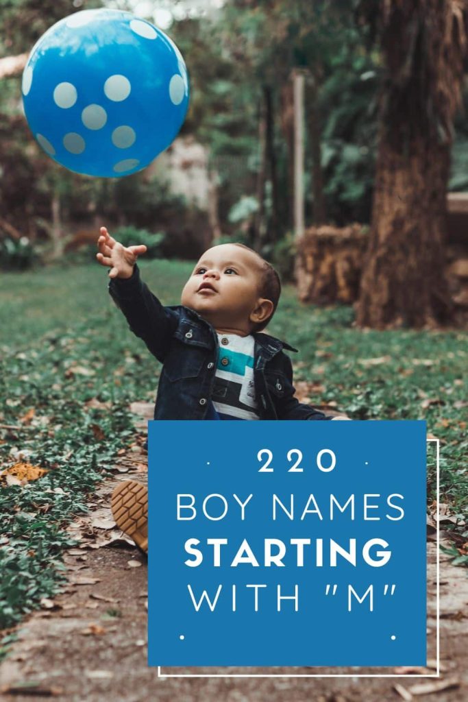 Popular Boy Names Starting With M