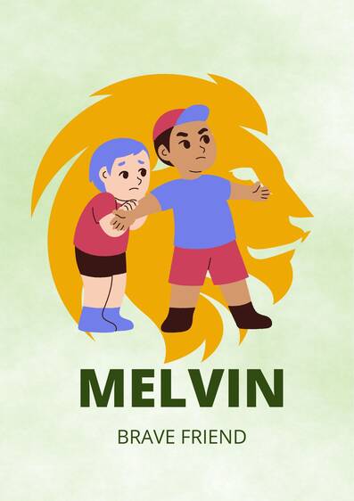 Melvin - An English name that means “brave friend.”