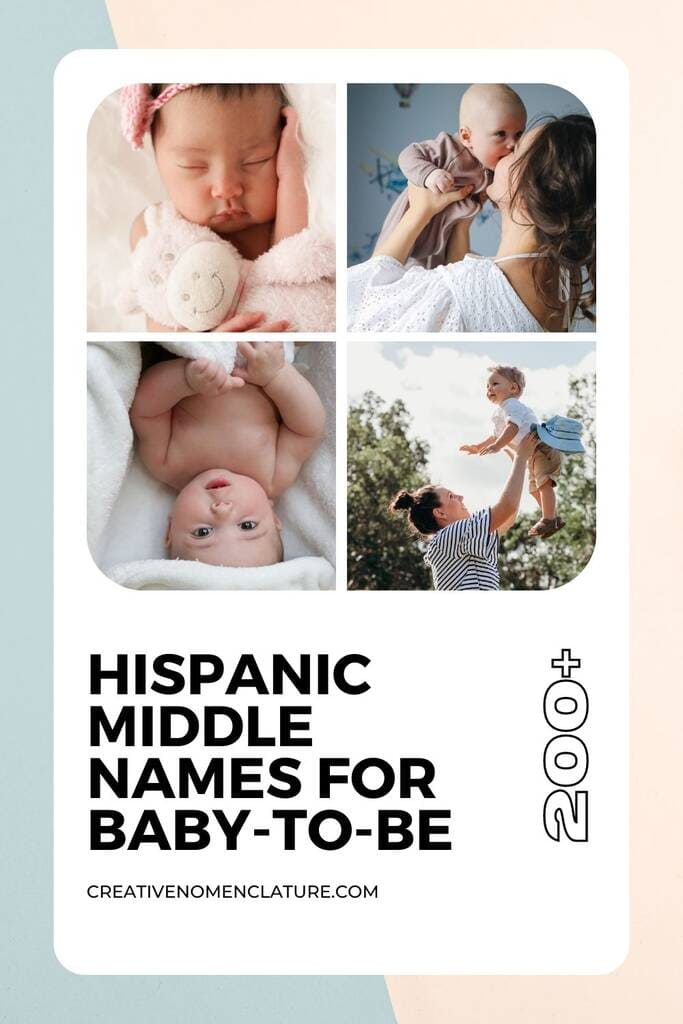 List of Hispanic Middle Name Ideas