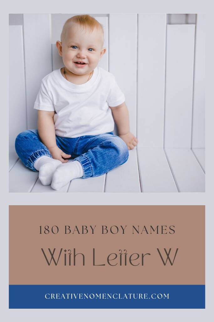 Top Baby Boy Names Beginning With W