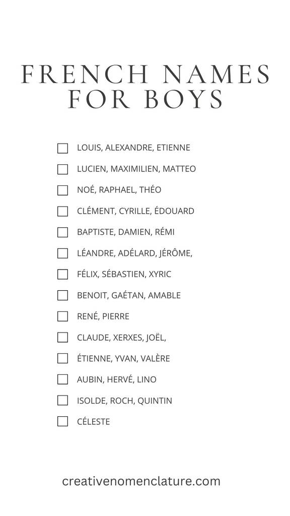 230 Top French Names for Your Little Prince (With Meanings)