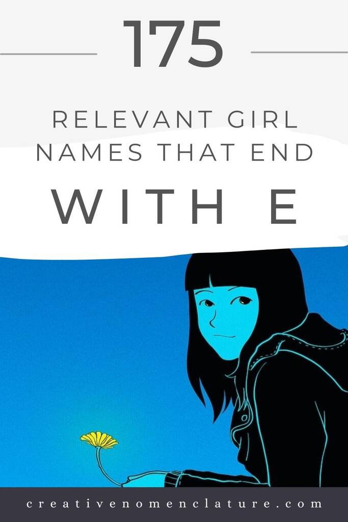 Vintage and Classic 'E' Ending Names For Girl